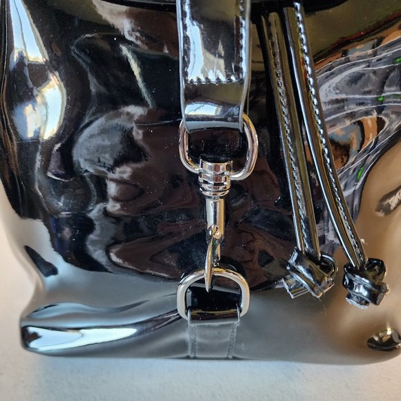 Stylish Black Backpack with Stud Accents - Picture 6 of 16